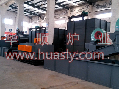 网带式发黑生产线