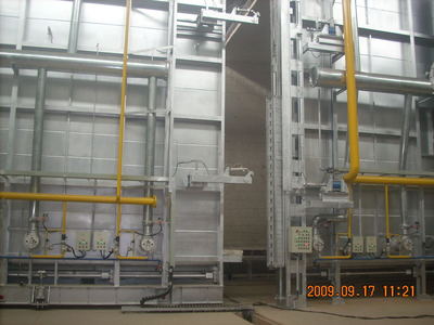 可变容台车式燃气炉（后炉体移动）