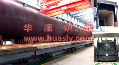 大型压力容器台车式热处理炉